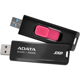 Dysk zewnętrzny SSD 500 GB SATA ADATA SC610 SC610-500G-CBK, RD - zdjęcie poglądowe 3