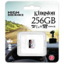 Karta pamięci Kingston microSDXC 256GB High-Endurance SDCE/256GB - Czarna, Biała