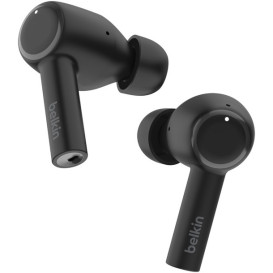 Słuchawki bezprzewodowe douszne Belkin SoundForm Pulse Noise Cancelling Earbuds AUC007BTBLK - Czarne