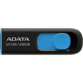 Pendrive ADATA UV128 256GB USB 3.2 AUV128-256G-RBE - Czarny, Niebieski