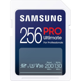 Karta pamięci Samsung PRO Ultimate SDXC 256GB UHS-I U3 MB-SY256S/WW - Niebieska