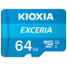 Karta pamięci KIOXIA MicroSDXC EXCERIA 64 GB UHS-I Class 10 LMEX1L064GG2 - Niebieska