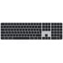 Klawiatura bezprzewodowa Apple Magic Keyboard z Touch ID MMMR3B/A - UK, Czarna, Srebrna