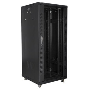 Szafa rack 19" 27U Lanberg FF01-6627-12B - zdjęcie poglądowe 4