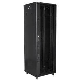 Szafa rack 19" 37U Lanberg FF01-6837-12B - 600 x 800 x 1876 mm, drzwi szklane