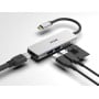Replikator portów D-Link 5in1 USB-C DUB-M530 - 2x USB-A 3.0, HDMI 1.4, czytnik microSD i SD