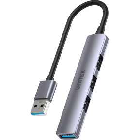 Hub Unitek 4in1 H1208A USB-A - USB-A 3.0, 3x USB-A 2.0