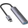 Hub Unitek 4in1 H1208B USB-C - USB-A 3.0, 3x USB-A 2.0