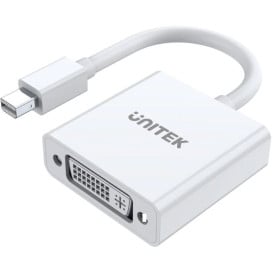 Adapter Unitek Y-6326WH mini DisplayPort do DVI - Biały