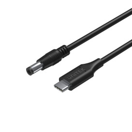 Kabel Unitek C14116BK-1.8M zasilający do laptopa Toshiba - 65W, USB-C do DC 5,5mm, 1,8 m