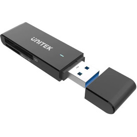 Czytnik kart Unitek USB-A microSD i SD Y-9327A - Czarny