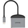 Replikator portów Unitek USB-C na HDMI 8K, USB-A, USB-C D1102A - 100W