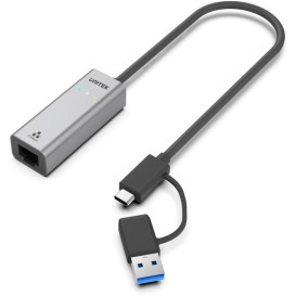 Karta sieciowa USB-C, USB-A Unitek U1313C - zdjęcie poglądowe 3
