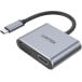 Adapter Unitek USB-C / HDMI 4K@60Hz VGA FullHD V1126A - Kolor srebrny