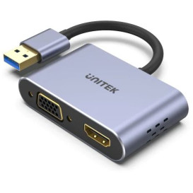 Adapter Unitek USB-A ,  HDMI, VGA V1304A - zdjęcie poglądowe 3