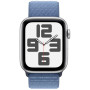 Smartwatch Apple Watch SE 44mm GPS + Cellular alu w kolorze srebrnym z opaską sportową w kolorze zimowego błękitu MRHM3QP/A