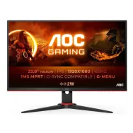 Monitor AOC 24G2SPAE/BK, 23,8", 1920x1080 (FHD), 165Hz, IPS, FreeSync, 4 ms, Czarno-czerwony | Sklep ITnes.pl, IT for BUSINESS