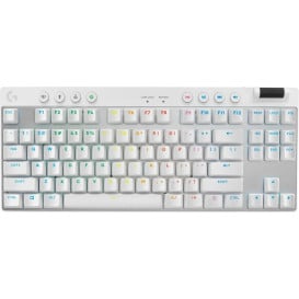 Klawiatura bezprzewodowa Logitech PRO X TKL LIGHTSPEED US 920-012148 - Biała