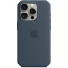 Etui silikonowe Apple Silicone Case z MagSafe MT1D3ZM/A do iPhone 15 Pro - Sztormowy błękit