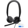 Słuchawki nauszne Dell Wired Headset WH3024 520-BBDH - Czarne