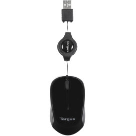 Mysz przewodowa Targus Compact Blue Trace Mouse AMU75EU - 1000 dpi, Czarna