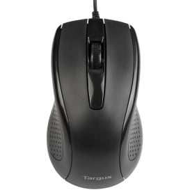 Mysz przewodowa Targus Optical Antimicrobial Wired Mouse AMU81AMGL - Czarna