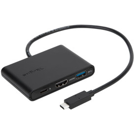 Replikator portów Targus USB-C do HDMI/USB-C/USB-A ACA929EU - Power Delivery 60W, Czarny