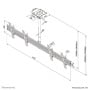 Uchwyt sufitowy do monitorów Neomounts by Newstar Flat Screen Menu Board Ceiling Mount NMPRO-CMB2 - Czarny