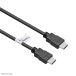 Kabel HDMI 1.3 High Speed, Neomounts by Newstar HDMI3MM - 1 m, Czarny