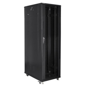 Szafa rack 19" 42U Lanberg FF01-8042-12B - 800 x 1000 x 2047 mm, drzwi szklane