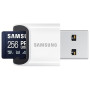 Karta pamięci Samsung Pro Ultimate microSDXC 256GB 130MB/s + czytnik MB-MY256SB/WW - Niebieska