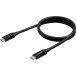 Kabel USB4/Thunderbolt 3 EDIMAX UC4-010TB V2 - 1 m, 40Gb/s, USB-C do USB-C, Czarny