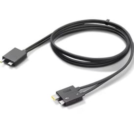 Kabel dzielony do stacji dokujących Lenovo Thunderbolt 4 4X91K16970 - 0.7 m, 40Gbit|s, Czarny