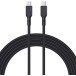 Kabel AUKEY CB-KCC102 BK USB-C do USB-C - PD 100W, 1,8 m, Czarny