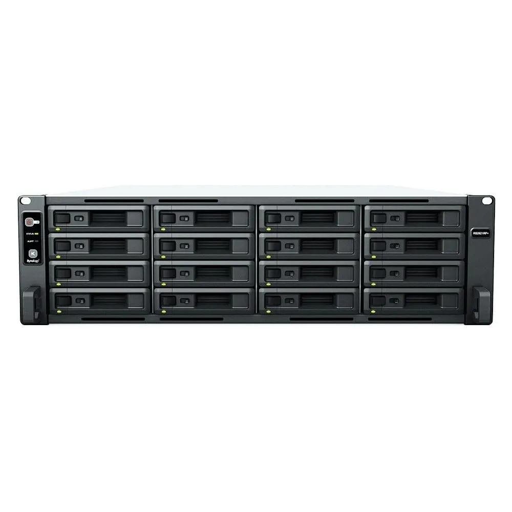 Serwer NAS Synology Rack Plus RS2821RPRL - Rack (3U)/AMD Ryzen V1500B/4 GB RAM/120 TB/16 wnęk/hot-swap/3 lata Carry-in
