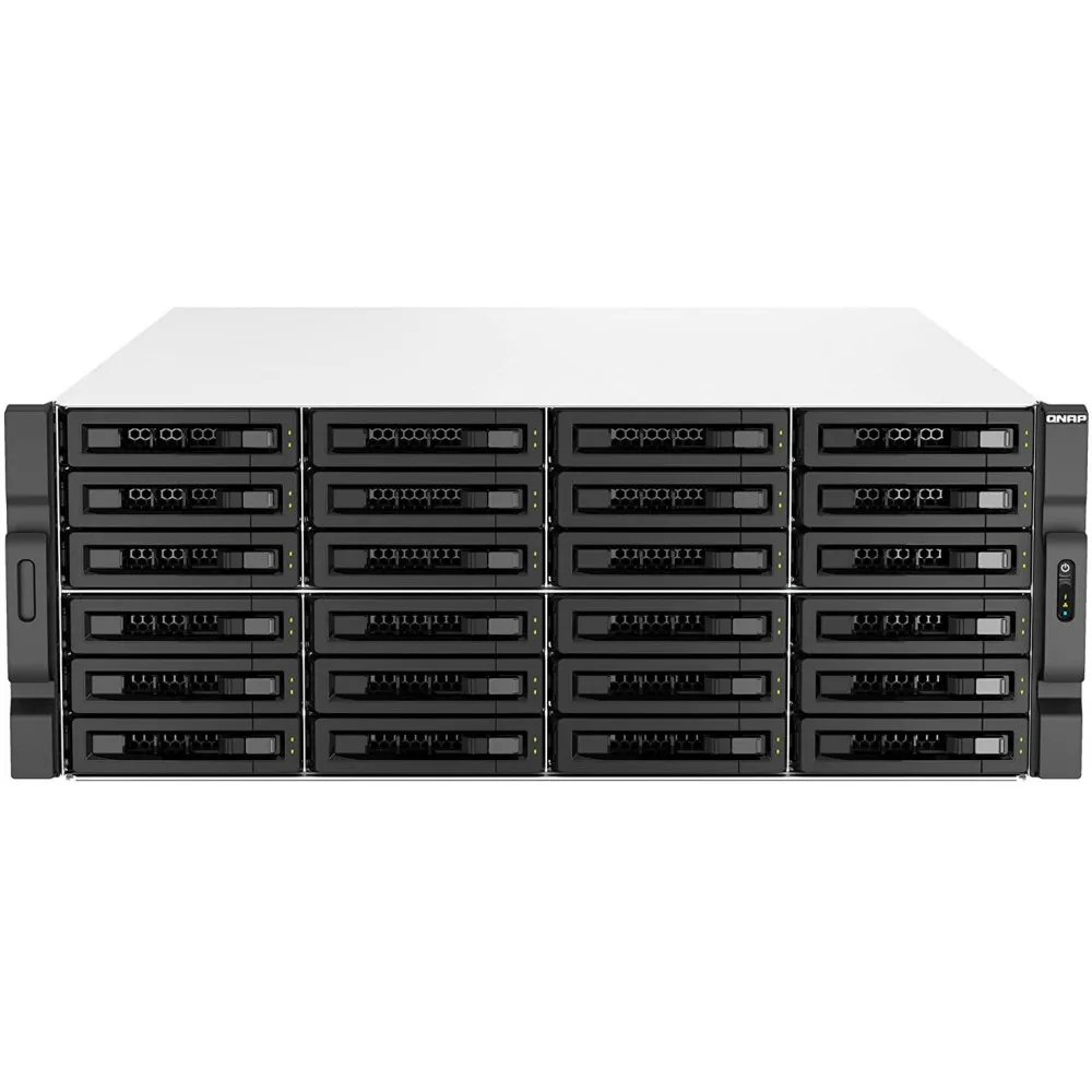 Serwer NAS QNAP Rack TS-H3087XU-RP-E2378-B26C, Rack (4U), Intel Xeon E-2378, 64GB RAM, 72TB, 30 wnęk, 3 lata Carry-in | Sklep IT