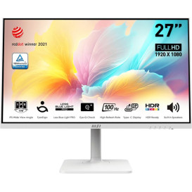 Monitor MSI MODERN MD2712PW - 27"/1920x1080 (Full HD)/100Hz/IPS/1 ms/pivot/USB-C/Biały