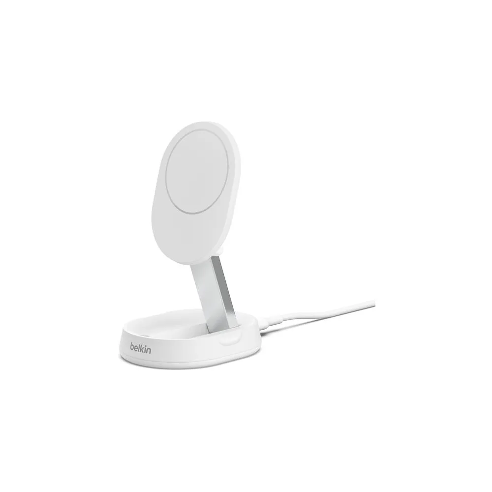 Ładowarka indukcyjna Belkin BoostCharge Pro Convertible Magnetic Wireless Charging Stand with Qi2 15W WIA008BTWH - Biała