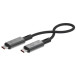 Kabel USB-C LINQ by Elements USB4 Pro LQ48028 - 8K|60Hz, 4K|144Hz, 40Gbps, PD 3.1, Extended Power Range 240W, 0,3m, Czarny