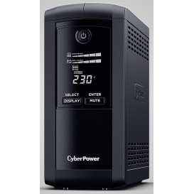 Zasilacz UPS CyberPower VP700EILCD - 700VA|390W, topologia Line-interactive, AVR, USB, 6x IEC C13