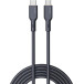 Kabel AUKEY USB-C do USB-C CB-SCC101 BK - PD 100W, 1 m, Czarny