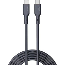 Kabel AUKEY USB-C do USB-C CB-SCC101 BK - PD 100W, 1 m, Czarny