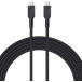 Kabel AUKEY USB-C do USB-C CB-KCC102 - PD 100W, 1,8 m, Czarny