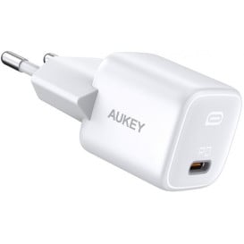 Ładowarka sieciowa AUKEY Omnia Mini USB-C 20W PA-B1 WHITE - Power Delivery 20W, Biała