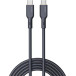 Kabel AUKEY USB-C do USB-C CB-SCC102 - PD 100W, 1,8 m, Czarny