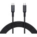 Kabel AUKEY USB-C do USB-C CB-MCC102 BK - PD 100W, 1,8 m, Czarny