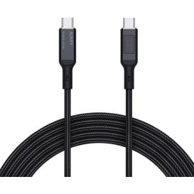 Kabel AUKEY USB-C do USB-C CB-MCC102 - PD 100W, 1,8 m, Czarny