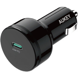 Ładowarka samochodowa AUKEY CC-Y13 - 1x USB-C, Power Delivery 2.0 3A 45W, Czarna