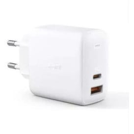 Ładowarka sieciowa AUKEY 65W PA-B3 WHITE - 1x USB-A, 1x USB-C, Power Delivery 5.4A 65W, Biała