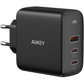 Ładowarka sieciowa AUKEY Omnia Mix PA-B6S 90W - 2x USB-C, 1x USB-A, Power Delivery 3.0, Czarna